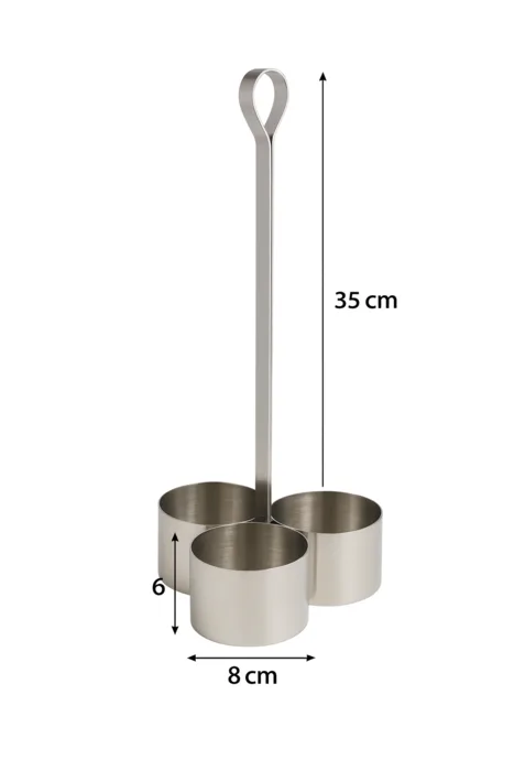 מתקן לשבקייה מקצועי עם 3 רינגים קוטר 8 ס"מ