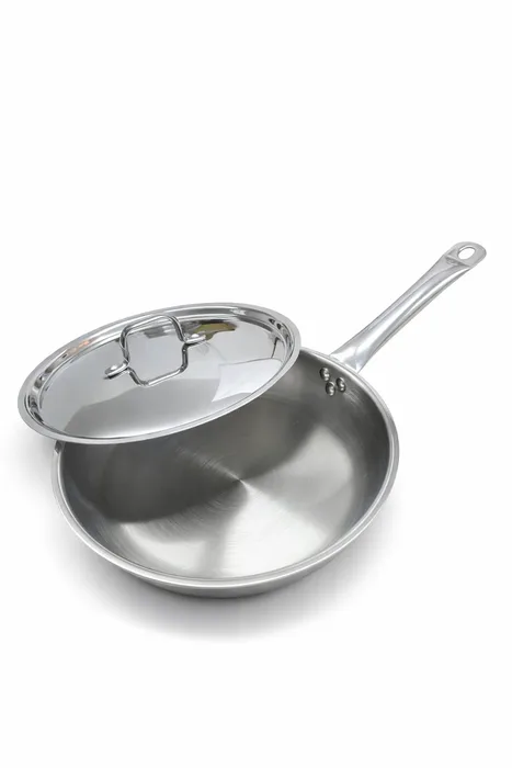 מחבת נירוסטה רב שכבתית מקצועית קוטר 24 ס"מ