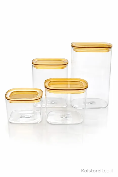 סט 4 צנצנות במידות שונות רב שימושיות