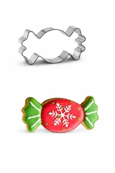 חותכן נירוסטה בצורת סוכריה 8 ס"מ