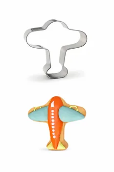 חותכן נירוסטה בצורת מטוס 7.5 ס"מ