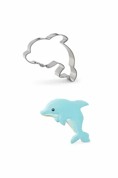 חותכן נירוסטה בצורת דולפין 8.5 ס"מ