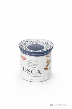 צנצנת אחסון עגולה Tosca בנפח 0.7 ליטר כחול