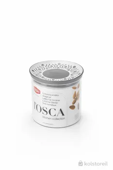 צנצנת אחסון עגולה Tosca בנפח 0.7 ליטר אפור