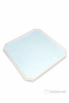 פלטת הגשה מרובעת S יציקת מלמין 25 ס"מ