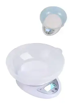 משקל מטבח דיגיטלי כולל קערה