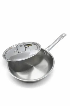 מחבת נירוסטה רב שכבתית מקצועית קוטר 24 ס"מ