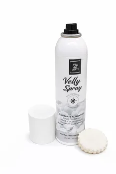 ספריי קטיפה לבן לעוגיות מרוקאיות