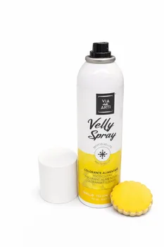 ספריי קטיפה צהוב לעוגיות מרוקאיות