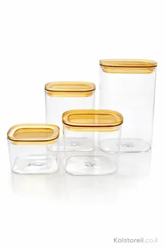 סט 4 צנצנות במידות שונות רב שימושיות