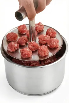 מכשיר נירוסטה להכנת קציצות לבולונז