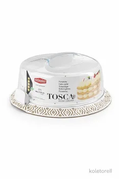 פעמון עוגה לבן בטון מסדרת tosca איטליה